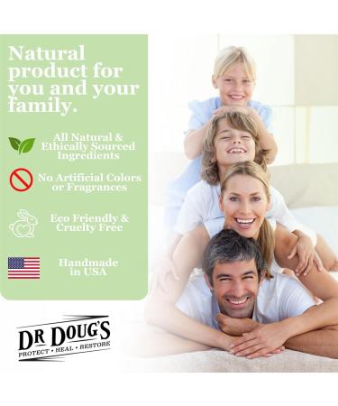 Dr. Doug's Original Miracle Balm Hydrating All-Natural & Toxin-Free Skin Care | Organic Handmade Balm for Dry Itchy Skin | Cruelty-Free & Paraben-Free Formula 8 Ounce (Pack of 1) - Buy Online on GoSupps.com