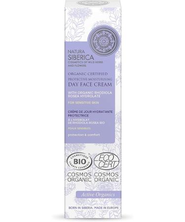 Natura Siberica Organic Certified Sensitive Skin Protective Moisturising Day Face Cream Day Cream - Buy Online on GoSupps.com