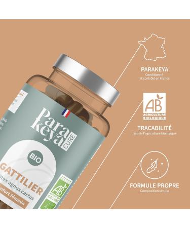 Gattilier Bio 250 mg - 180 g lules - Confort f minin & quilibre au quotidien - Compl ment alimentaire 180 unit s (Lot de 1) - Buy Online on GoSupps.com
