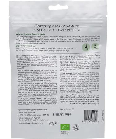 Clearspring Organic Japanese Loose Leaf Tea (Sencha) - Buy Online on GoSupps.com