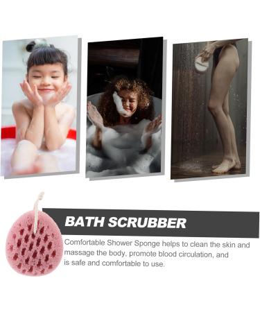 SEWOART Body Scrub Sponge Bath Balls Bath Loofah Sponge Bath Sponge Ball Body Wash Sponge Shower Puff Bath Ball Sponge Exfoliating Body Sponge Child Polyurethane Pink Tub Washing Ball - Buy Online on GoSupps.com