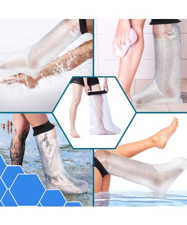 Waterproof Leg Cast Cover for Adults - Shower Protector for Broken Legs, Wounds, and Burns - Reusable, Watertight, and Sealed - Keeps Plasters and Bandages Dry - Buy Online on GoSupps.com