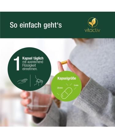 Vitaciv Organic Curcuma 3000 - High Bioavailability Turmeric Capsules with 95% Curcumin & Piperine | Vegan 60 Capsules for 60 Days - Buy Online on GoSupps.com