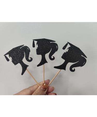 Black Girl Cupcake Toppers for 2022 Graduation Decorations - Buy Online on GoSupps.com