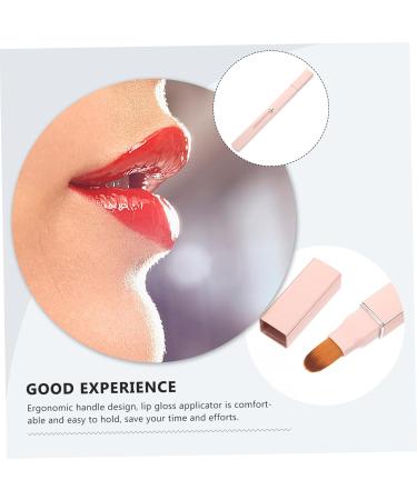 Angoily Retractable Lip Makeup Brush for Women | Pink Lip Applicator & Gloss Tool | Perfect for Precise Lip Application - Buy Online on GoSupps.com