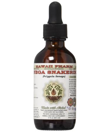 Senega Snakeroot Alcohol-Free Liquid Extract Senega Snakeroot (Polygala Senega) Dried Root Glycerite Natural Herbal Supplement Hawaii Pharm USA 2 fl.oz 2 Fl Oz (Pack of 1) - Buy Online on GoSupps.com