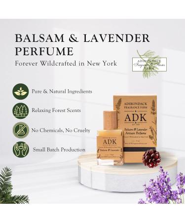 ADK Balsam & Lavender Artisan Perfume Spray 1 oz (30 mL) Natural Hypoallergenic & Clean Perfume for Women & Men with Notes of Lavender Tangerine Vanilla Mint & Balsam Fir 1 Fl Oz (Pack of 1) - Buy Online on GoSupps.com