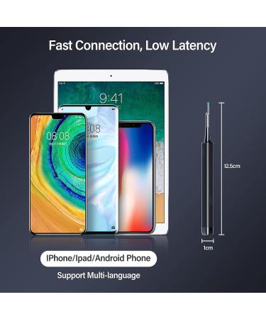 ASHINER Ear Wax Removal Kit with 1080P Camera and LED Lights - Child-Friendly Earwax Cleaner Tool for Kids - Wireless Ear Pick Endoscope for Smartphone Compatibility - Buy Online on GoSupps.com