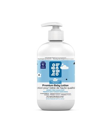 Hello Bello Value Size Baby Lotion - Fragrance Free | Dermatologist-Tested & Hypoallergenic for Sensitive Skin - Thoughtful Ingredients - Nourishing & Non-Greasy | 473 Milliliters 473 ml (Pack of 1)