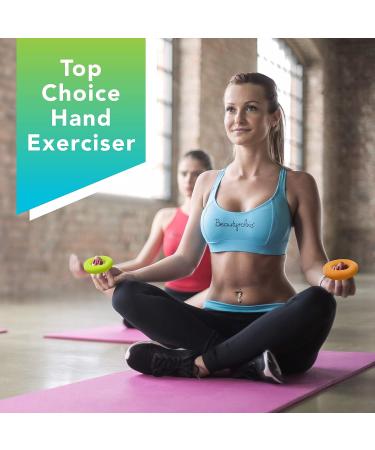 Serenily Hand Grip Strength Trainer - 6 Pack Hand Grip Strengthener for Forearm Workout & Finger Exercises. Ideal for Carpal Tunnel, Arthritis, Wrist Pain & Physical Therapy - Buy Online on GoSupps.com