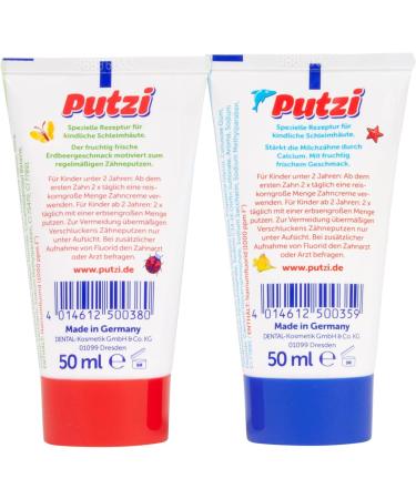 Buy Putzi Toothpaste for Children - Set of 2x50ml | Kid-Friendly Oral Care | Shop Now for International Shipping - Buy Online on GoSupps.com