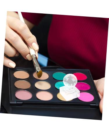 FOMIYES Eye Shadow Plate Powder Stamper Eye Shadow Stamp Tool Eyeshadow Pressing Stamper Powder Seal Acrylic 3.00X1.85X1.85CM Transparent - Buy Online on GoSupps.com
