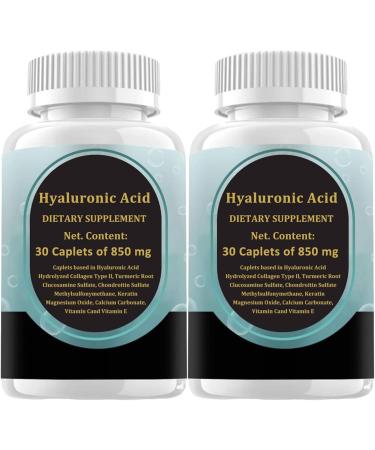 wuliao Hyaluronic Acid 850 mg - Pack of 2 - 30 Caplets