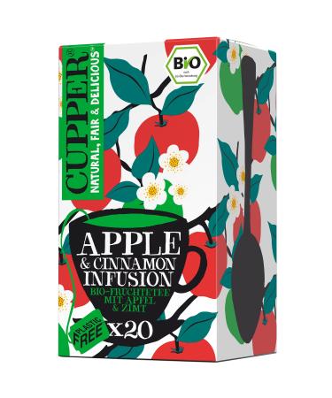 Cupper Organic Fruit Tea Apple and Cinnamon 20 bags 40 g