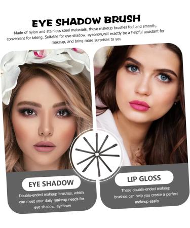 NOLITOY 20 Pcs Eye Shadow Brush Makeup Brush Makeup Applicators Women Eyeshadow Brush Miss Eyebrow Brush 5.8X0.7X0.5CMx2pcs Blackx2pcs - Buy Online on GoSupps.com
