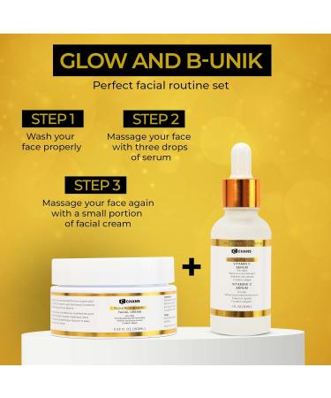CCHANS 4in1 Vitamin C SERUM Anti-Aging Moisturizing Retinol Organic lightening serum Hyaluronic Acid & Niacinamide Dark spots serum Pura Serum Fine Lines & Wrinkles Korean Serum1 Fl Oz 30ML. - Buy Online on GoSupps.com
