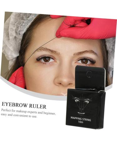 Housoutil Ink Pattern Embroidery Thread Ruler Eyebrow Ruler Eyebrow Stamp Brows Microblading Ruler Draw a Line - Buy Online on GoSupps.com