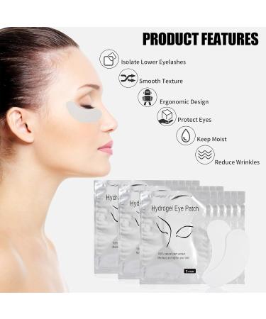 100 Pairs Gel Eye Pads - Moisturizing Eye Film Patches & Eyelash Extension Tools for Professionals | International Shipping - Buy Online on GoSupps.com