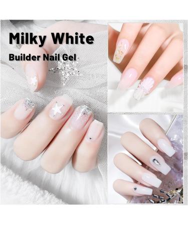 Aokitec 7-in-1 White Builder Nail Gel 15ML - Nail Strengthener, Extension & Rhinestone Gel - Soak Off UV LED Gel - Buy Online on GoSupps.com