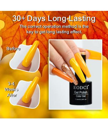 Starry Sky Gel Nail Polish Kit - 6 Sparkle Colors - UV Soak Off Gel Set for Home Salon Manicure - Valentine Gift for Women - Buy Online on GoSupps.com