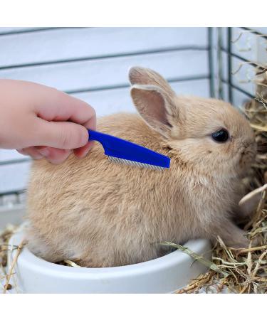 Bunny Grooming Kit: Rabbit Brush, Hair Remover, Nail Clipper, Comb & Bath Brush in Blue - Buy Online on GoSupps.com