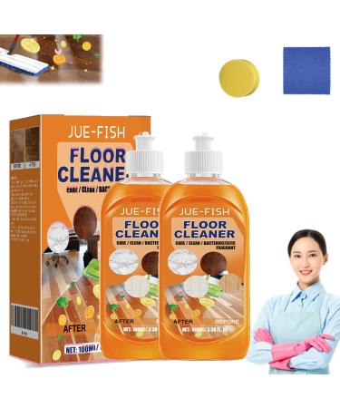 Probablei Multi-Purpose Floor Cleaner Multi-Purpose Floor Cleaner Multipurpose Powerful Decontamination Floor Cleaner Powerful Floor Cleaner for Wood Tile Floors (2pcs)