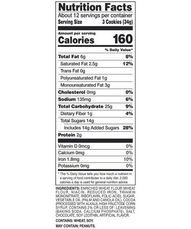 Happy Belly Chocolate Sandwich Cr me Cookies - 14.3 Ounce by Amazon Brand - Buy Online on GoSupps.com