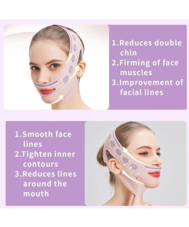 Face Bands V Line Lifting Mask Face Contouring Sleeping Anti-Wrinkle Band(Pink) - Buy Online on GoSupps.com