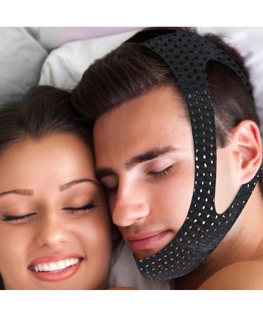 Anti Snore Chin Strap - Natural Sleep Instant Relief Jaw Support Belt - Buy Online on GoSupps.com