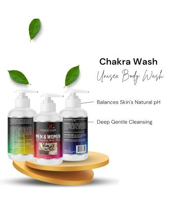 Chakra Body Wash for Men & Women | Paraben & Dye Free | Natural Exfoliating Ingredients | Unisex Multi-Purpose Cleanser - Buy Online on GoSupps.com