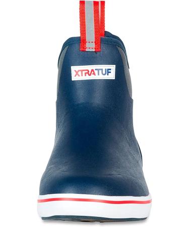 Xtratuf Men's Fishing Rain Watertight Rubber Ankle Deck Boots - Navy/Red - Size 10 - Buy Online on GoSupps.com