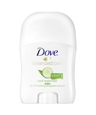 Dove Advanced Care Travel Sized Antiperspirant Deodorant Stick for Women Cool Essentials for 48 Hour Protection And Soft And Comfortable Underarms 0.5 oz 36 Count - Buy Online on GoSupps.com