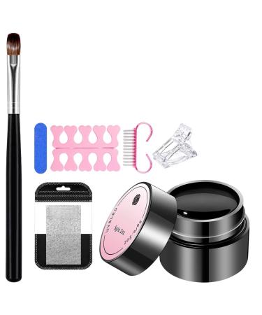 Broken Nail Repair 5g File Brush and Tweezers | Repair Gel for Damaged Nails Daily Manicure Care for Damaged and Split Nails