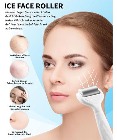 Zitfri 8-in-1 Derma Roller - Microneedling Tool for Body & Facial Care | Anti-Wrinkle Acne & Pregnancy Scar Treatment | Violet Jade Roller - Buy Online on GoSupps.com