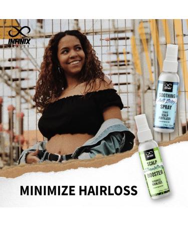 Infinix Soothing Scalp Protection Spray - UV Shield - Sun and Heat Protector for All Hair Types - Prevents Hair Loss Moisturizing & Conditioning | Cruelty Free - 2fl oz/ 60ml - Buy Online on GoSupps.com