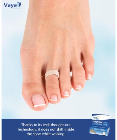 Vaya Medical Toe Straightener Toe Crest Hammer Toe Corrector Polyurethane Foam Cotton Left 1 Piece - Buy Online on GoSupps.com