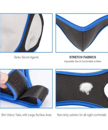 Buy Airflow Jaw Strap by Veralabs - Sleep Better Lift Your Face Reduce Double Chin - Unisex Purple Jaw Exerciser - Buy Online on GoSupps.com