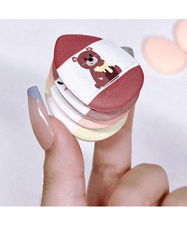 Powder Puff for Makeup - Reusable Thumb Sponge Blender for Facial Use - Water Drop Shape Design Makeup Blender Sponge Thumb Powder Puff for Women - Buy Online on GoSupps.com