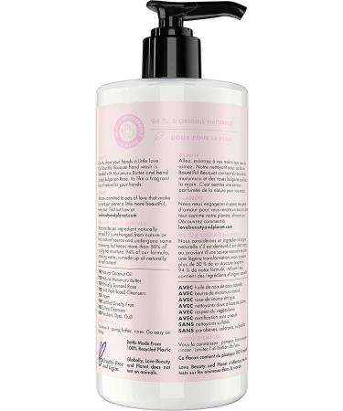 Love Beauty and Planet Bountiful Bouquet Hand Wash - Murumuru Butter & Rose 13.5 fl oz - Buy Online on GoSupps.com