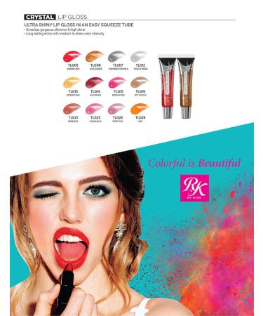 KISS Ruby Kisses Crystal Shine Lip Gloss TLG12 - Clear | Shop Internationally for Glossy Lips - Buy Online on GoSupps.com