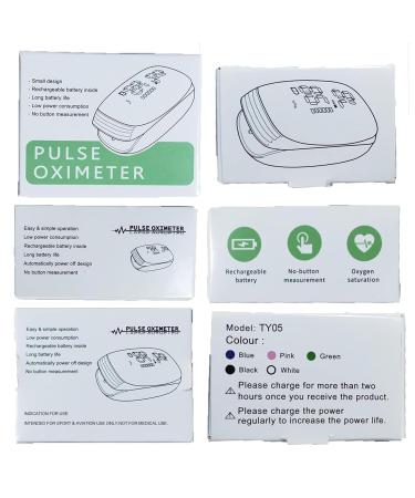 Rechargeable Pulse Oximeter with Respiratory Rate Monitor - Ideal for Sports & Aviation Use (Green - Buy Online on GoSupps.com