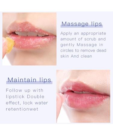 Lip Scrub Exfoliator Lip Lightening Lip Scrub Moisturizer Lip Care Lip Mask to Remove Dead Skin Lip Lightening For Dark Lips Lip Exfoliator Scrub for Chapped & Cracked Lips for Lip Repair - Buy Online on GoSupps.com