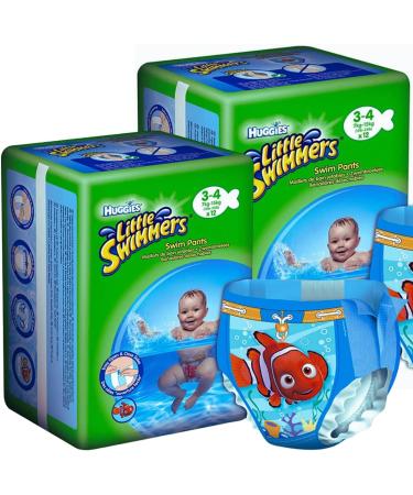 24 Pack Size 3-4 Disposable Swim Nappies for Baby & Toddler - Water Nappies for Swimming - Children Swim Nappy Bundle - Buy Online on GoSupps.com