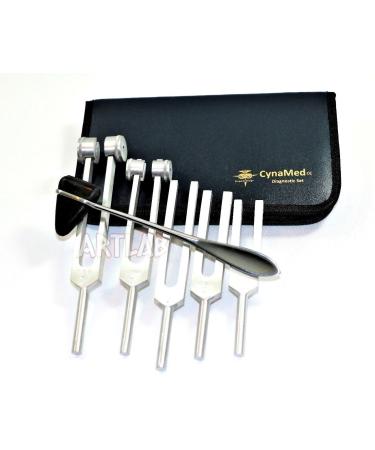 Tuning Fork Set of 5 Taylor Hammer Medical Surgical Diagnostic Instruments CYNAMED
