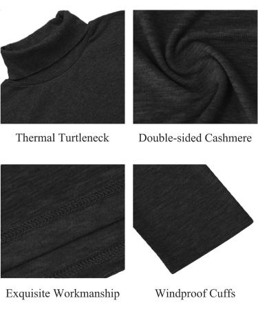 Men's Slim Fit Black Turtleneck Sweater | Casual Long Sleeve Top | Breathable & Cozy | Medium - Buy Online on GoSupps.com