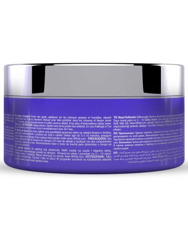 GK HAIR Global Keratin Ultra Blonde Bombshell Masque | 200g Semi-Permanent Hair Toning & Moisturizing Mask for All Hair Types - Buy Online on GoSupps.com