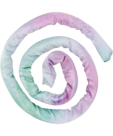 Spiral Lock Hair Tie Dreadlock Accessory Hair Bands Tie Dye Purple Bendable Soft Fabric High Ponytails for Curly Hair for Women - Buy Online on GoSupps.com