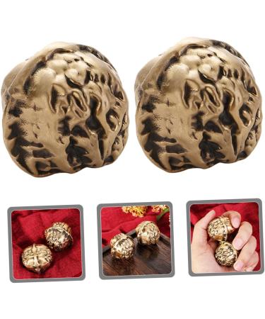 Beavorty Baoding Fitness Balls - Antique Chinese Health Balls for Finger Exercise & Wellness - Vintage Brass Decor for Adults - Buy Online on GoSupps.com