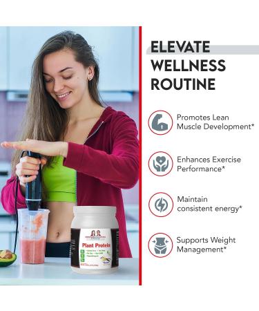 Vegan Plant Protein Powder - Delicious Vanilla Flavor | Buy Online for International Shipping - Buy Online on GoSupps.com