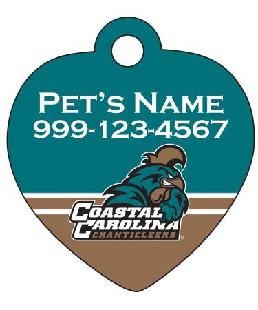 Coastal Carolina Chanticleers Pet Id Tag for Dogs & Cats | Personalized for Your Pet | Officially Licensed